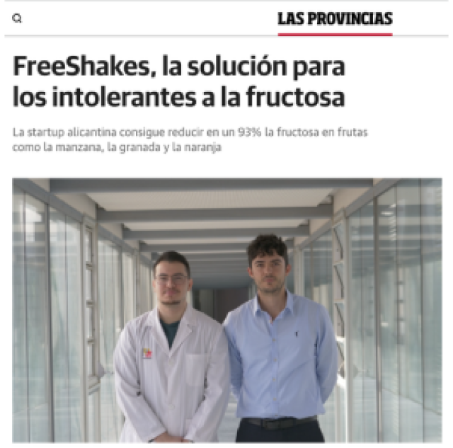 FreeShakes, la solución para los intolerantes a a la fructosa